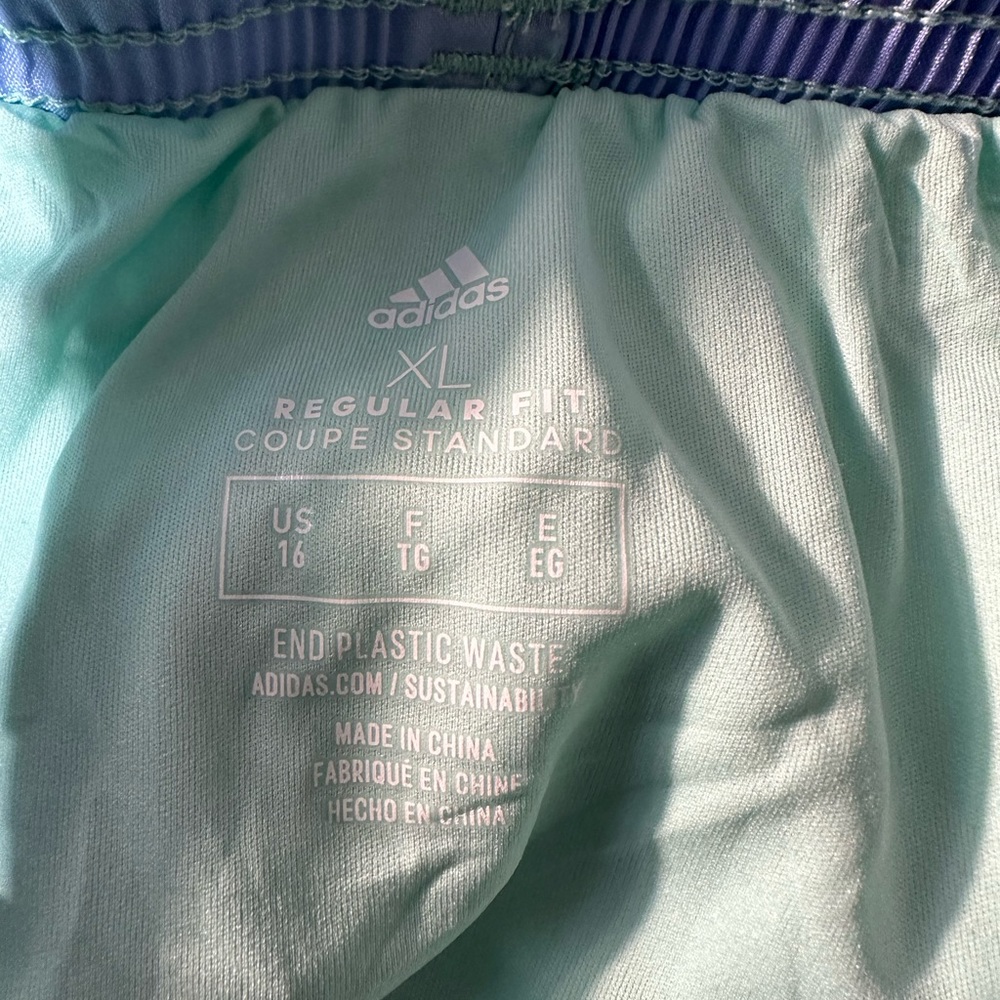 NWOT adidas Girls' Big Aeroready Ombré Shorts Size XL - Picture 5 of 6